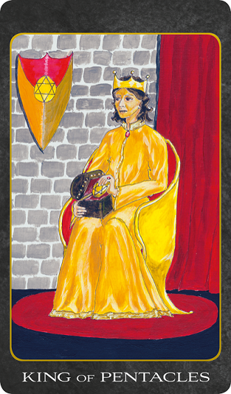 The King of Pentacles Tarot Card